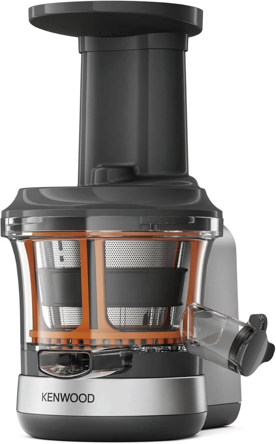 Kenwood KAX720PL wyciskarka do soku, 400 ml, Elektryczna Sokowirówka z Pojemnikiem na Sok, Srebrny/Szary