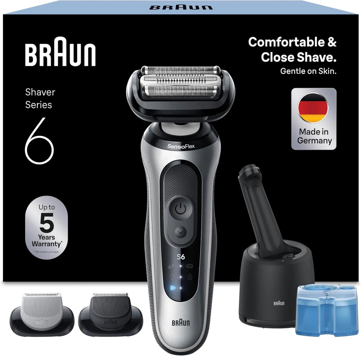 Braun, Serie 6 62-S7650CC Golarka, Serie 6 golarka elektryczna mężczyzn