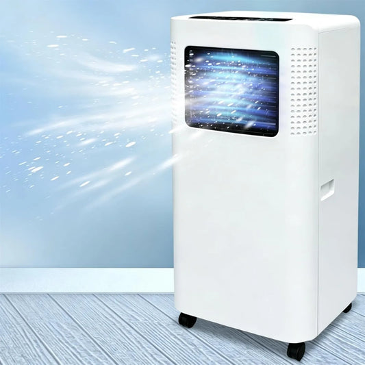 GYQSSD klimatyzator przenośny, Klimatyzator, Przenośne, minutnik, Zestaw rur ucieczki dla 1P Okno, dla 300Pi2, 28 m², Inteligentne 4- In-1 Chłodzenie i 4-En-1