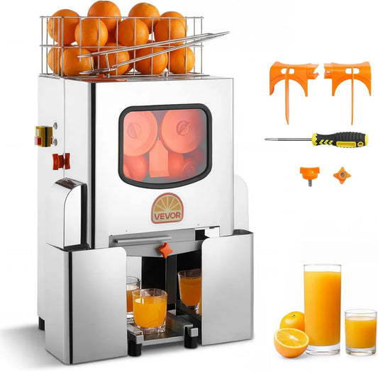 VEVOR, Wyciąg soku WEVOR, 120 W, profesjonalny, do Bar à Jus Restauracja Supermarché Biuro, Presse Orange półautomatyczny 120 W