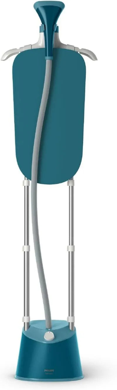 PHILIPS parownica do ubrań, 36 g / min STE1040 / 20 StyleBoard, Niebieski, pionowy defraudator 1000.1800 W, 1.8 l zbiornik, 30-sekundowy gotowy, OptimalTemp technologia, 1.8 l 36 g/min STE1040/20