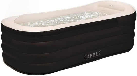 Pompa wodna, Tubble Cuzi Nadmuchiwana Wanna z Hydromasażem 255L Black Onyx, Składane Spa dla Dorosłych, Do Użytku Wewnętrznego i Zewnętrznego