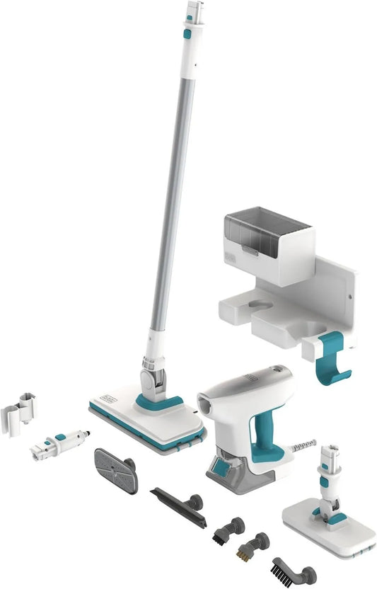 BLACK+DECKER myjka parowa, czarny+DECKER, czarny+DECKER czarny+DECKER czarny+DECKER Czarny + Decker BHSM15FX10-QS Akcesoria do urządzeń, 1500 W, para, czarny