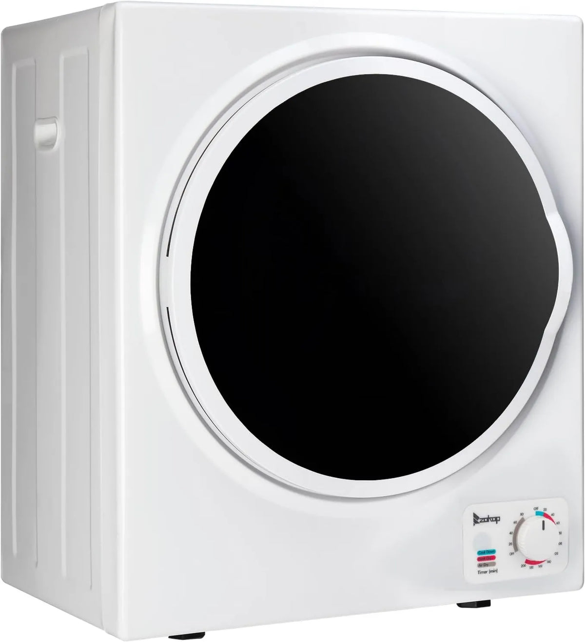 ROVSUN, Suszarka, 850 W, 5 kg, stal nierdzewna, biała, 5 kg - Mini kompaktowa suszarka - Mechaniczna regulacja - bęben ze stali nierdzewnej i ABS 850 W