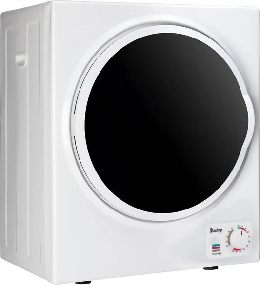 ROVSUN, Suszarka, 850 W, 5 kg, stal nierdzewna, biała, 5 kg - Mini kompaktowa suszarka - Mechaniczna regulacja - bęben ze stali nierdzewnej i ABS 850 W
