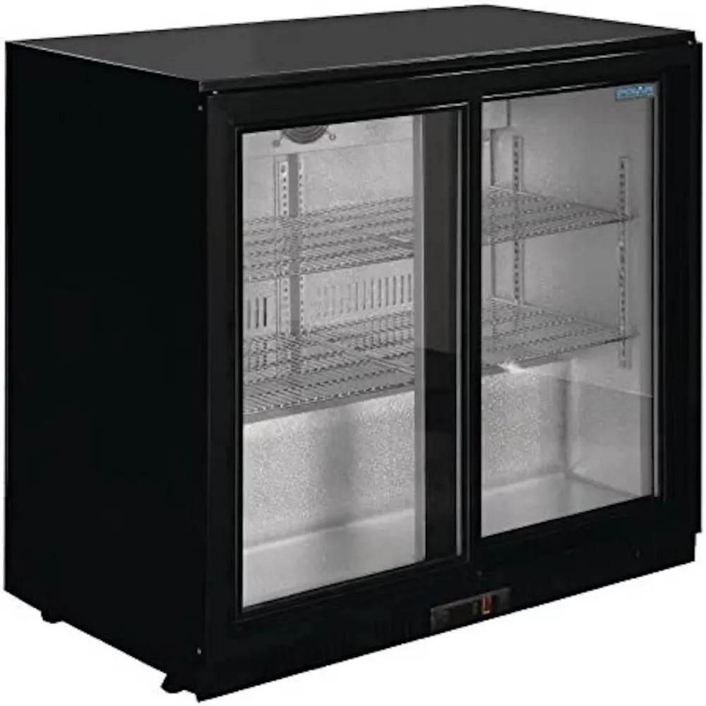 Polar, Model x900 x520, GL010, Chłodzenie owe Tylny pręt serii G- 230 W 198 litrów, 2°C w 8°C, 850, 4 półki, pojemność 117x 330 ml butelki