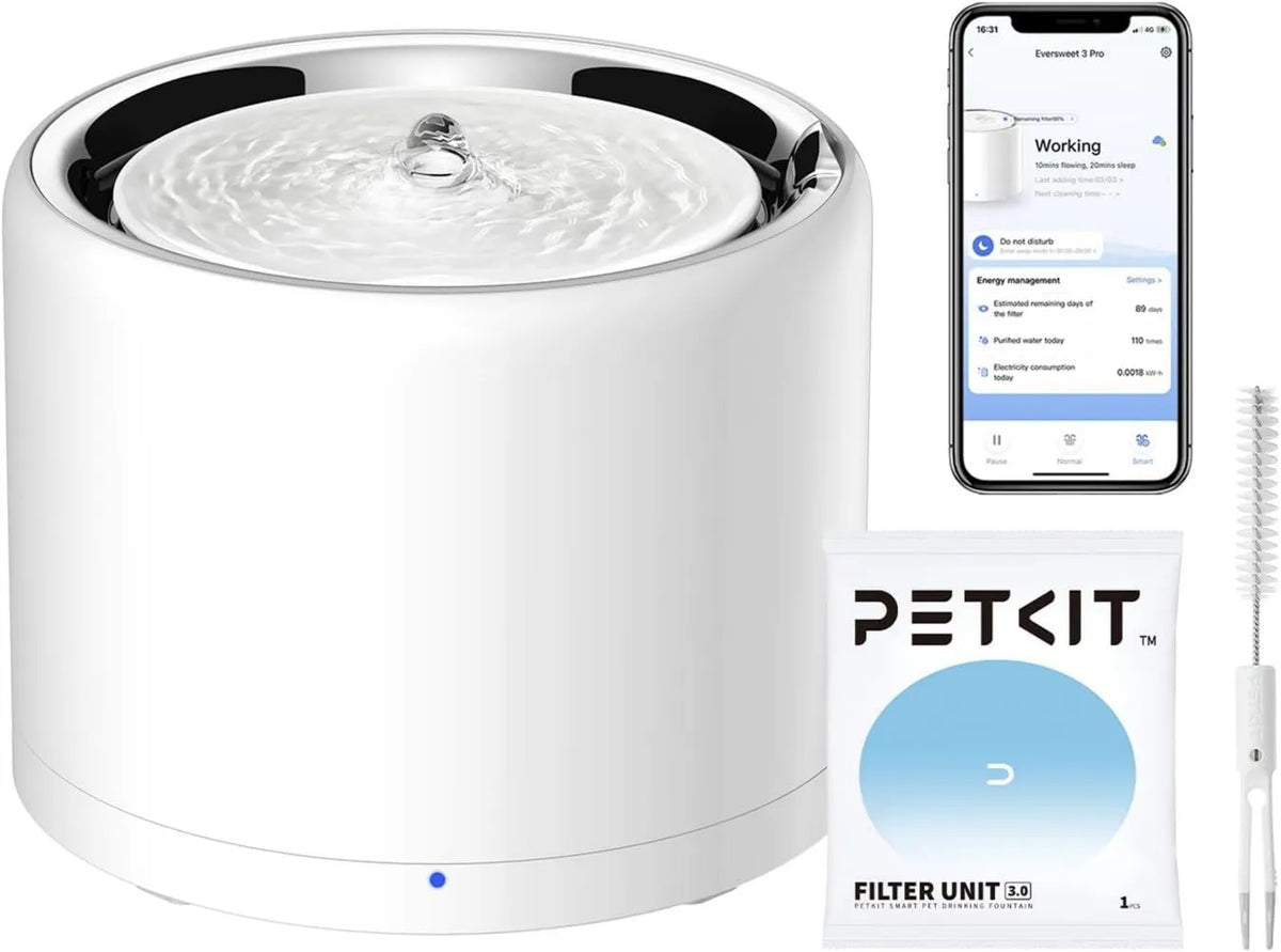 PETKIT, Dyspensor, duży zbiornik, stal nierdzewna, bezprzewodowy, dla kotów i psów
