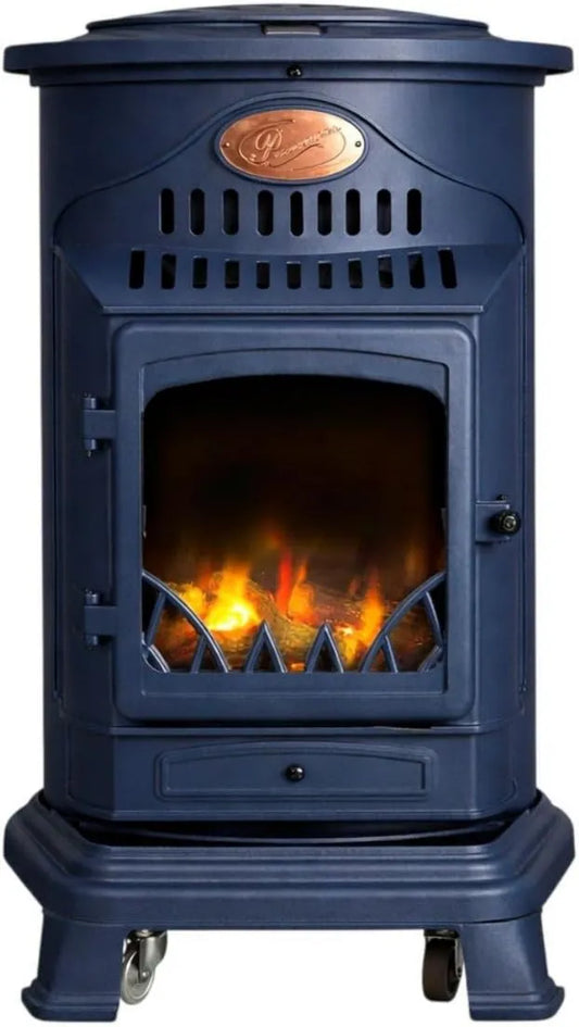 Sahara, Naczynie kuchenne, odlewane żelazo, kółka ruchome, 4K UHD, Wzmacniacz ogrzewania Tradycyjny Sapphire niebieski Mat, 3, 4 KW