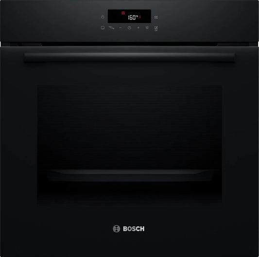 Bosch piekarnik do zabudowy, HBA571BB4 Piekarnik elektryczny, 60 x 60 cm, 71 l, 10 programów, do zabudowy, dotykowe, efekt 3D, czarny