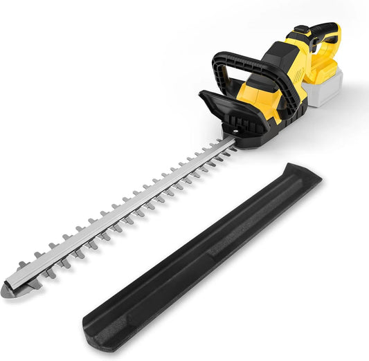 Nożyce do żywopłotu, 52 cm, zasilanie akumulatorowe, Akumulatorowe nożyce do trawy, zestaw kompatybilny z Dewalt 18 V, nożyce ogrodowe