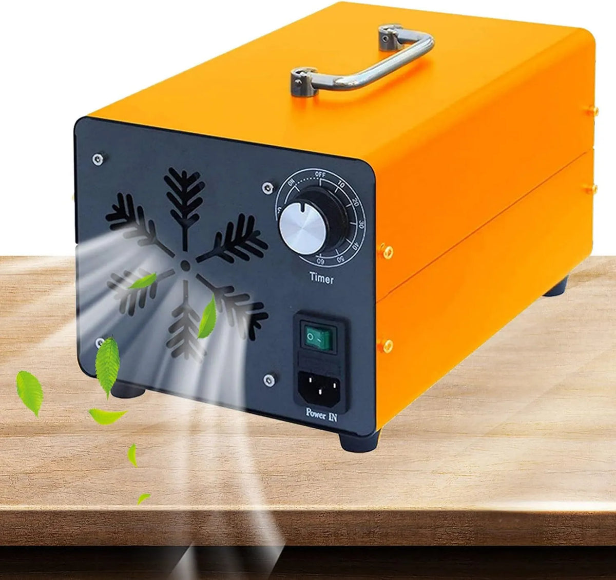 RDJSHOP oczyszczacz powietrza, Oczyszczarka powietrza, Orange- 5000mg / h, minutnik, Przemysłowy, Profesjonalny Orange-5000mg/h