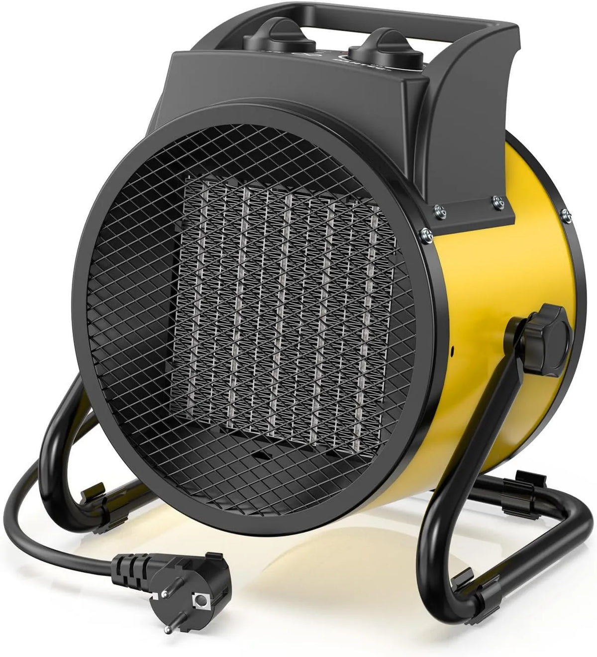 DAHTEC, Grzejnik elektryczny, 3000 W, Ogrzewanie, Regulowany kąt i termostat, przemysłowe