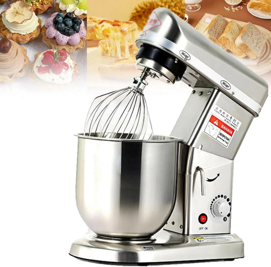 Hydravex mikser planetarny, Robot, 10 l, ciasto, 3 prędkości, profesjonalny, srebrny, do ciast