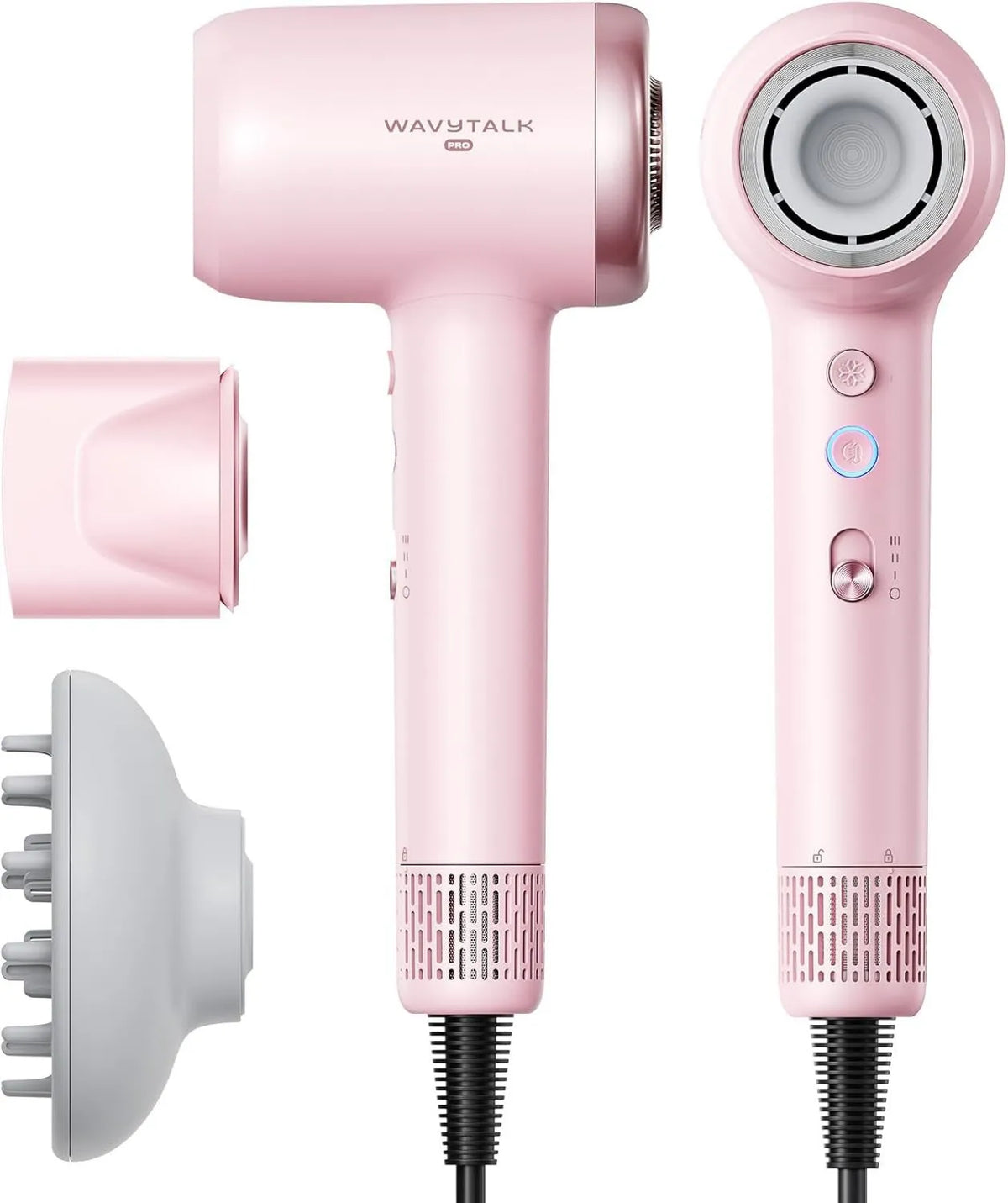 wavytalk suszarka do włosów, 110k Diffuser, Ironic Dry- Cheveux z Diffuser