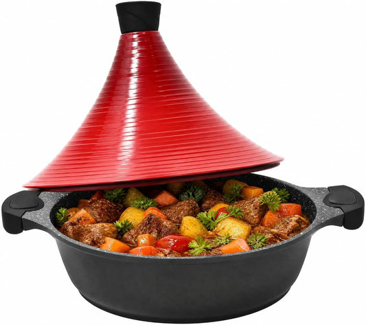 joeji's Kitchen, Płyta ze szkła ceramicznego, 28 cm, powłoka nienakładana, kompatybilny z indukcją, elektryczny stół do gotowania