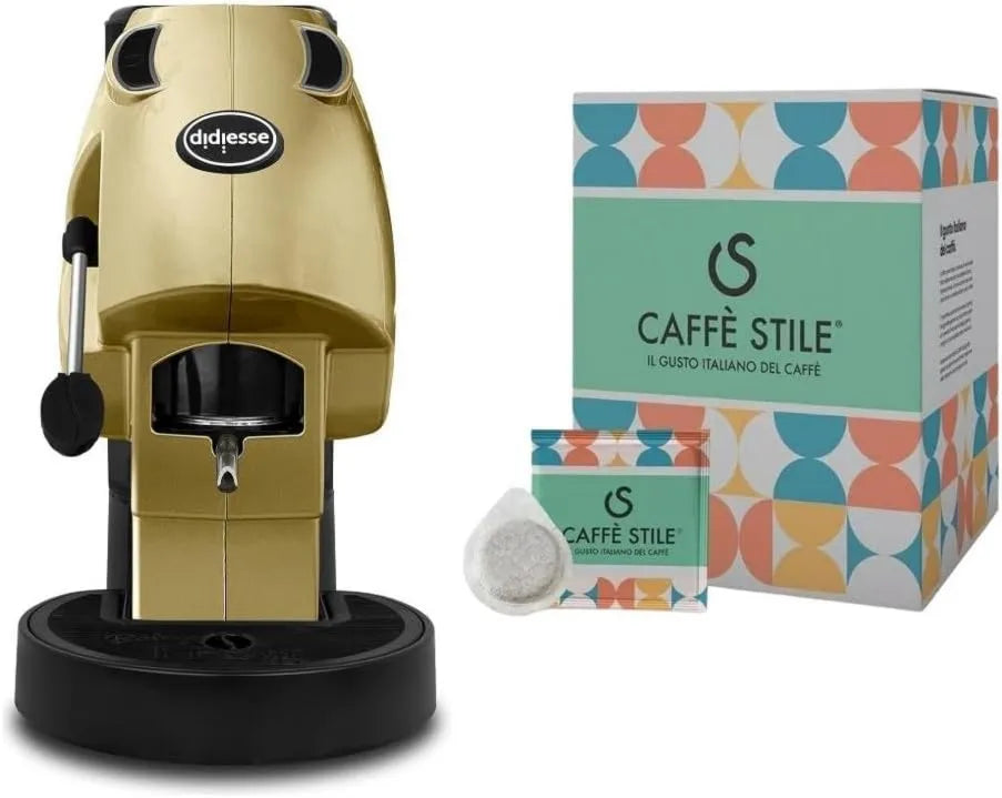 Ekspres do kawy, 450 W, 1,5 l, 44 mm, Caffè Stile Ekspres do kawy z 50 kapsułkami ese 44 mm, model Baby Frog wafel