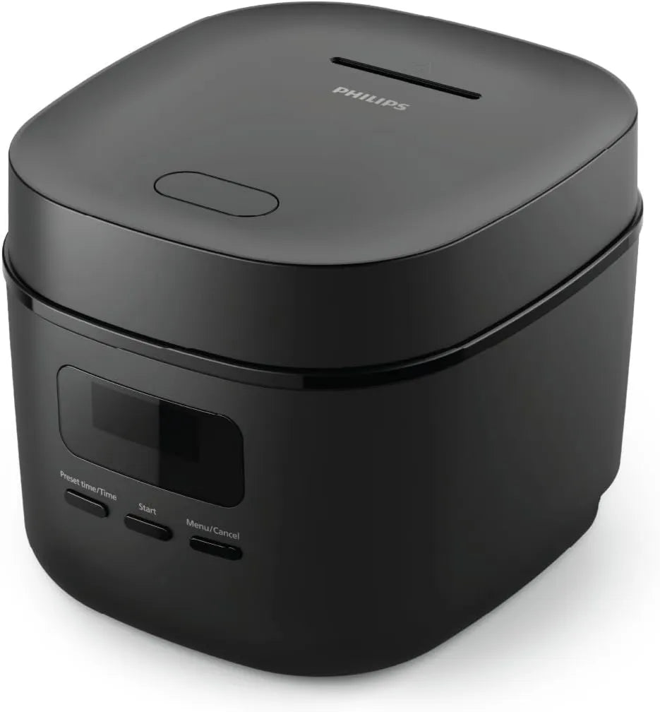 PHILIPS ryżowar, HD3080 / 80 kuchenka, kuchenka, elektryczny Rice kuchenka, 0, 54 l, 400 W, płyta IPS, czarny HD3080/80