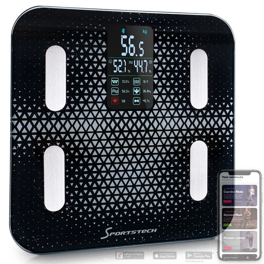 Sportstech, Bateria BBS300, 180 kg, Bluetooth, zakres