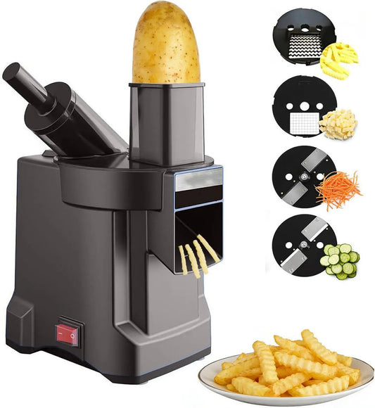 CHHMAELOVE krajalnica, 4 -in-1 robot, profesjonalny, ciężarówka spożywcza, catering, nożyce do warzyw 4-en-1