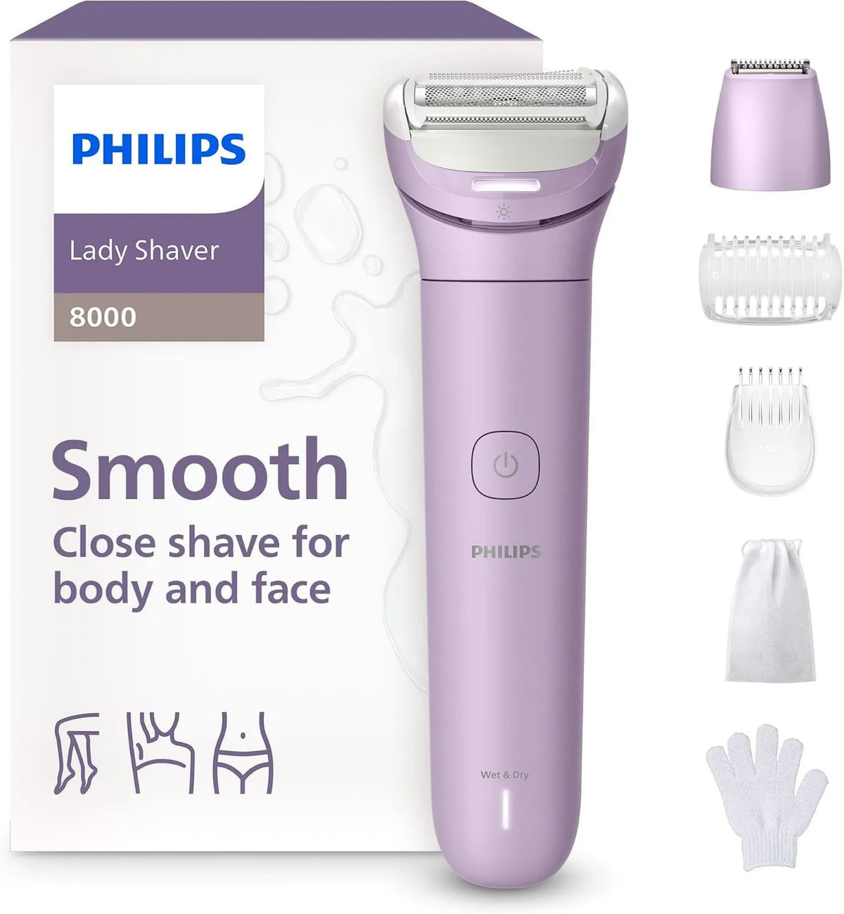 PHILIPS, BRL149 / 00 żyletka, oświetlenie LED, płyta IPS, bezprzewodowy BRL149/00