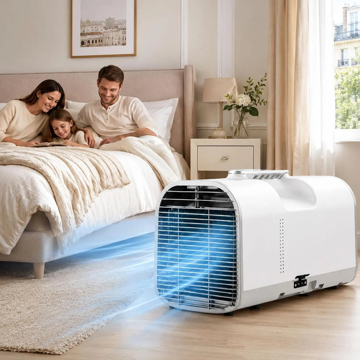 smafoseedding klimatyzator przenośny, 1500 W, profesjonalne, kemping