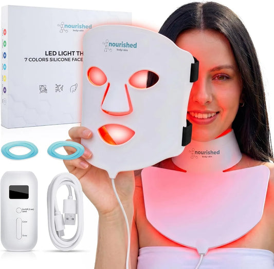 Nourished Bodynskin, Aparatura, czerwona, do Rides., LED, Naczynia do twarzy i LED Luminoterapia