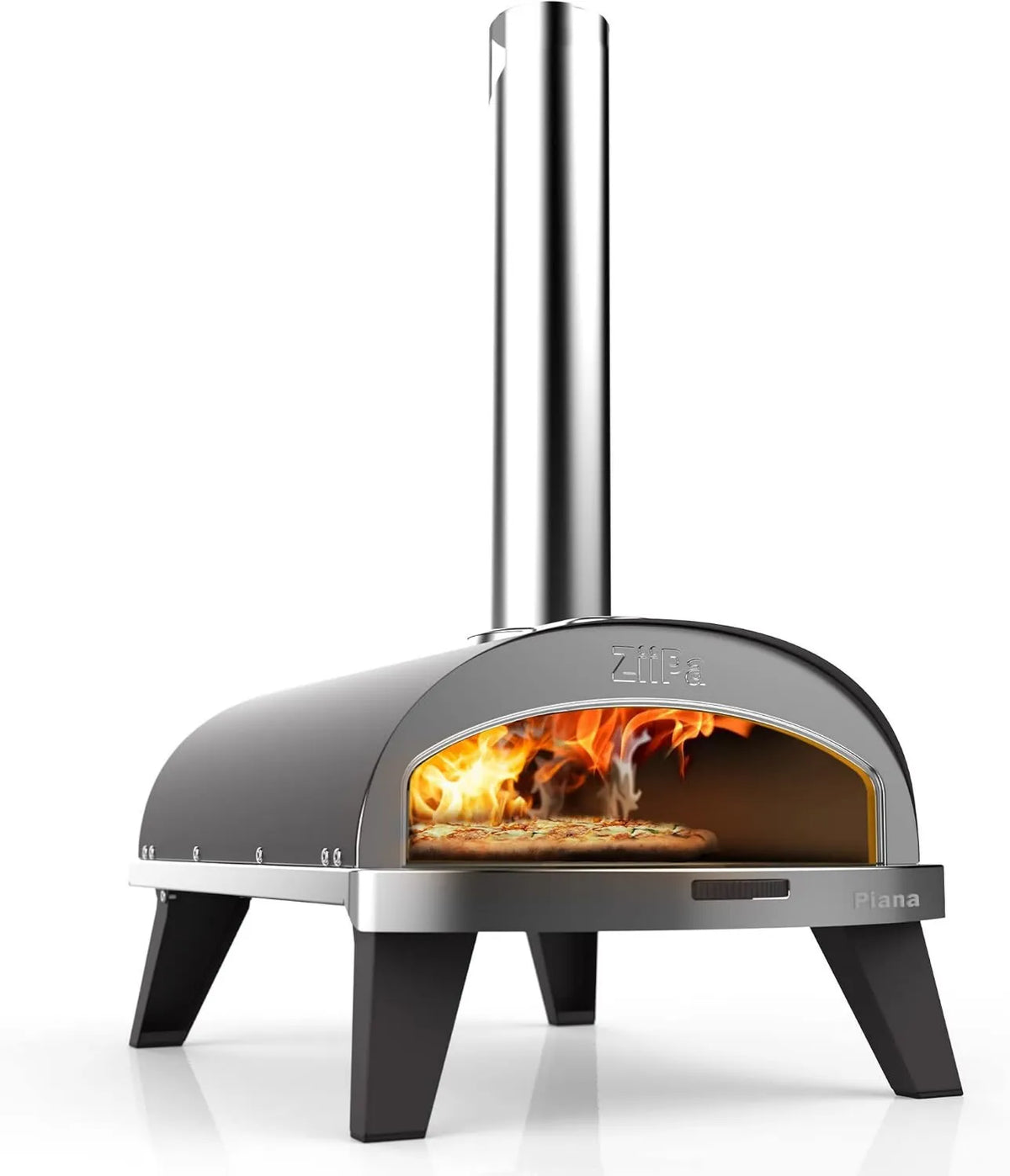 Piekarnik elektryczny, 31.5 CM, Piekarnik do pizzy w pelletkach, Kompaktowy i innowacyjny, nagrzewa się w 20 minutach, Szybkie gotowanie w 60 suchych