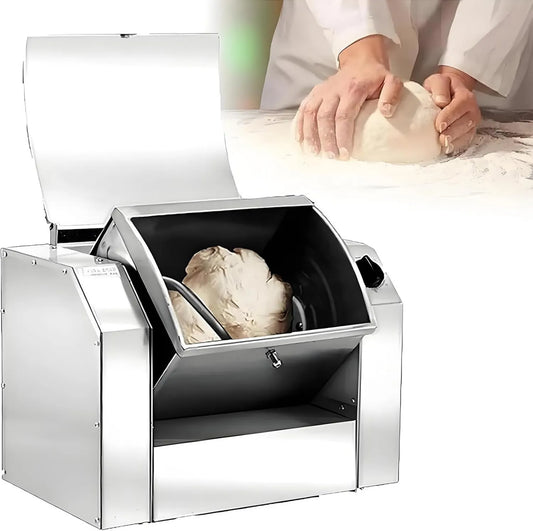 GUTYGIO mikser planetarny, Pastry, dla piekarni i restauracji 10 kg, 1100 W / 1500 W, Profesjonalny automatyczny kieszeń na podstawie z timerem i funkcją przechyłu