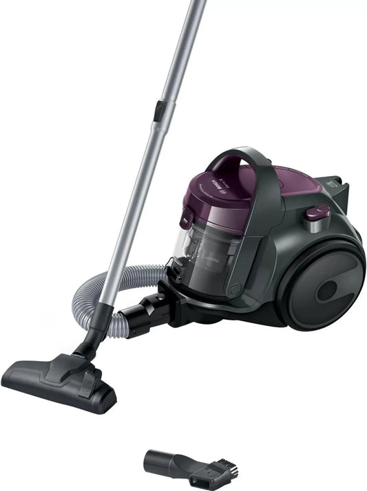Bosch odkurzacz, 700.0W, 700.0V, 700 W, Hausgeräte Mum5 Odkurzacz Bezworkowy, Fioletowy/Czarny
