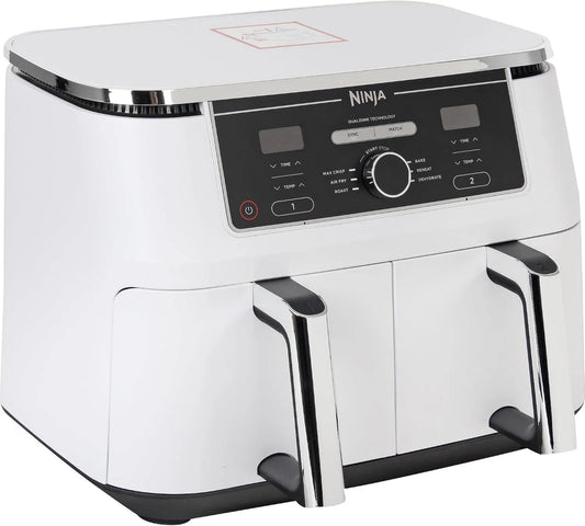 Ninja AF400EU frytkownica, 9,25 l, 2470 W, Double 9,25 l samodzielna frytkownica na gorące powietrze