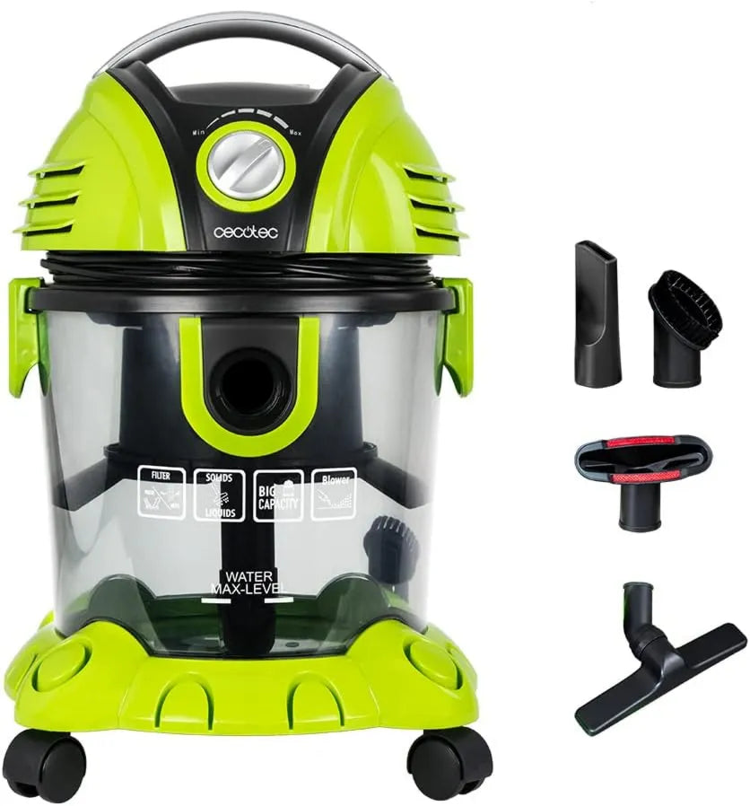 Cecotec, Odkurzacz, 15 l, 1200 W, Promień 7 m, 5 Akcesoria