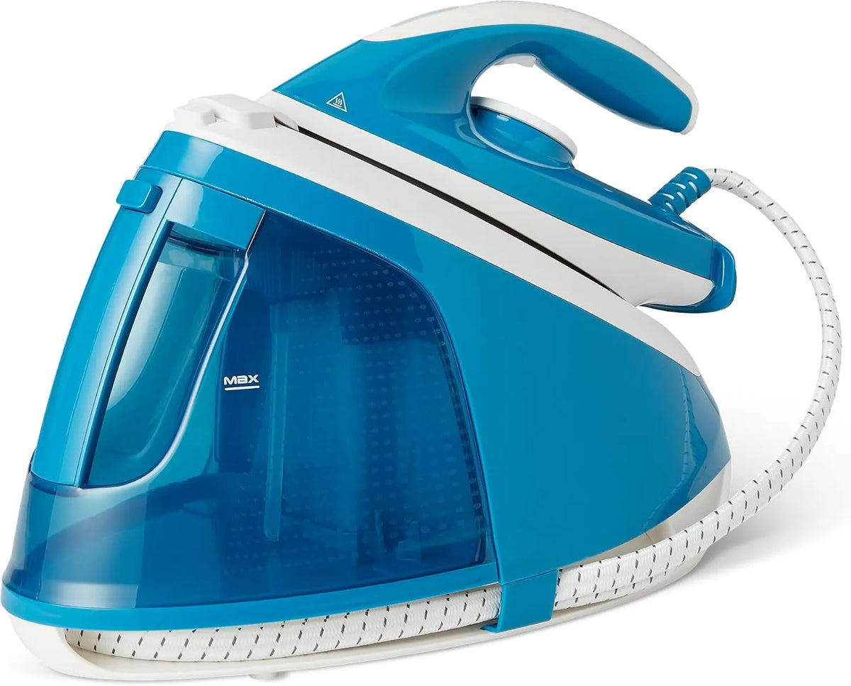Amazon Basics generator pary, 240 g / min 120 g / min Generator, Pompa, Żelazo elektryczne, 1.5 l, 400 W, 240 g, 120 g, Duży zbiornik, para, biały 240 g/min 120 g/min