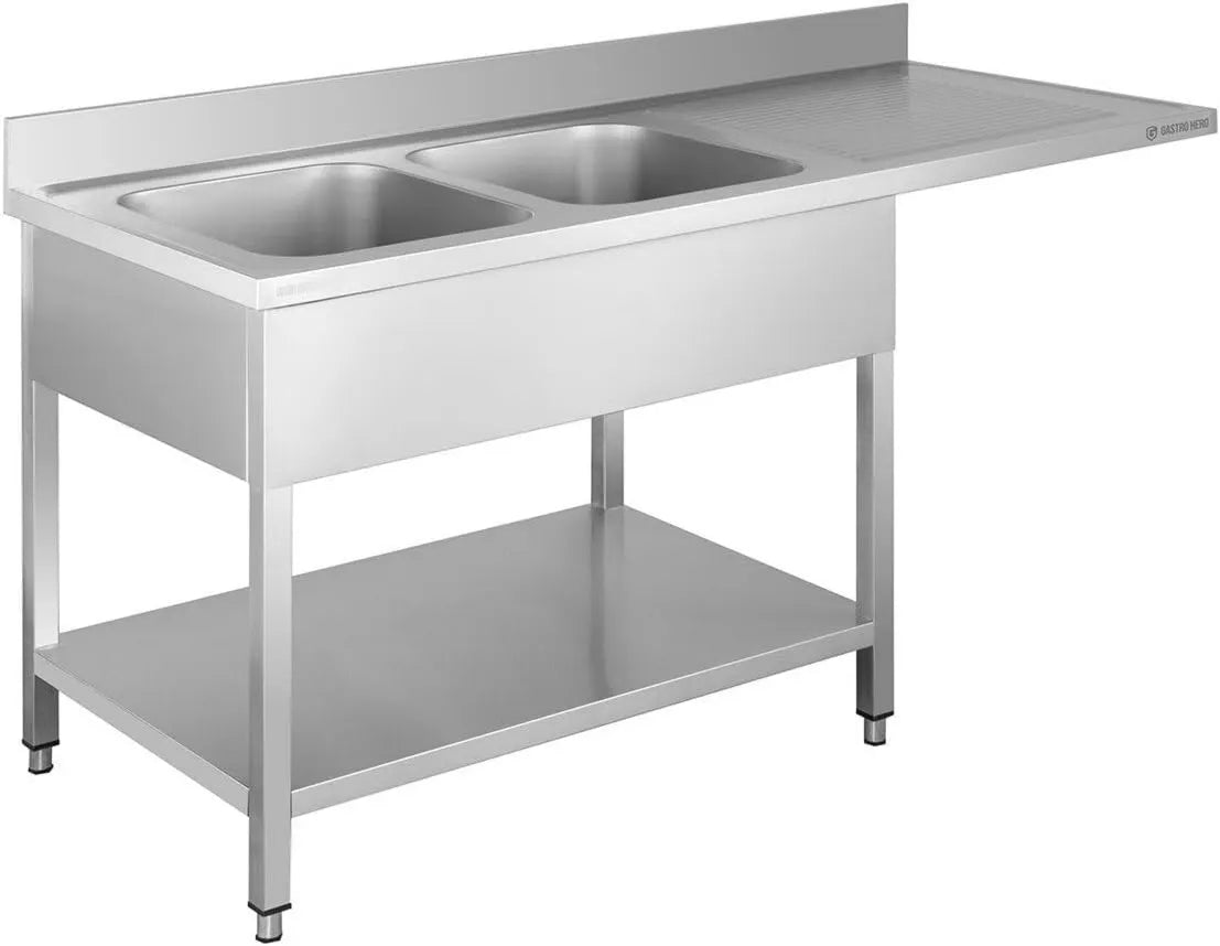 GastroHero, Zmywarka, CHR Jedzenie i napoje, Zmywarka do naczyń Basic 16x7 z 2 tacami po lewej