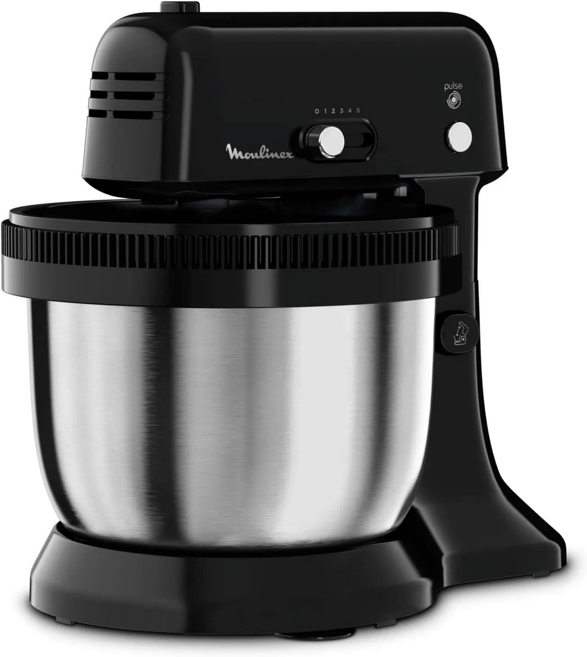 Moulinex robot kuchenny, Myjnia do naczyń QA110810, 4 l, 300 W, stal nierdzewna, miska ze stali nierdzewnej 4 l, 5 prędkości