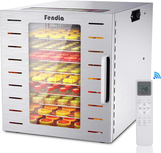 Wentylator, 800 W, 30 cm, timer, zdalne sterowanie, 24-godzinny timer i regulacja temperatury 200°F