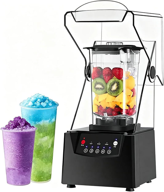 WDDBFL blender kielichowy, Mikser, 1, 8 l, profesjonalny, 22, 000 TR / Min i 5 Speedów